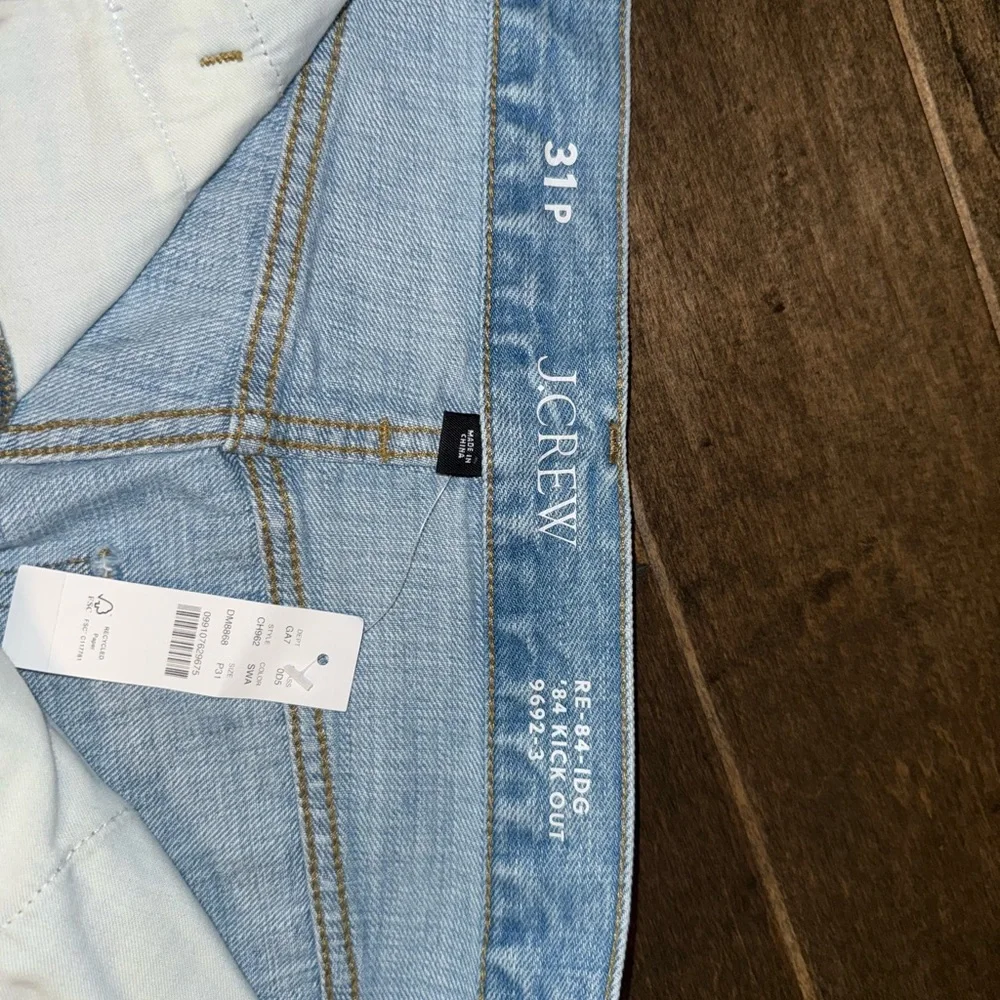 J. Crew Blue Straight Leg Jeans Vintage Style - Picture 7 of 14